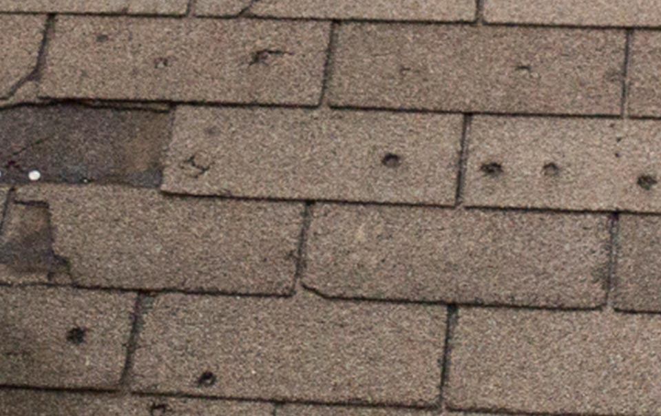 Residential Roof Hail Damage