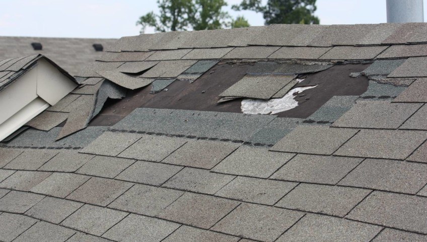 Residential Roof Wind Damage Repair